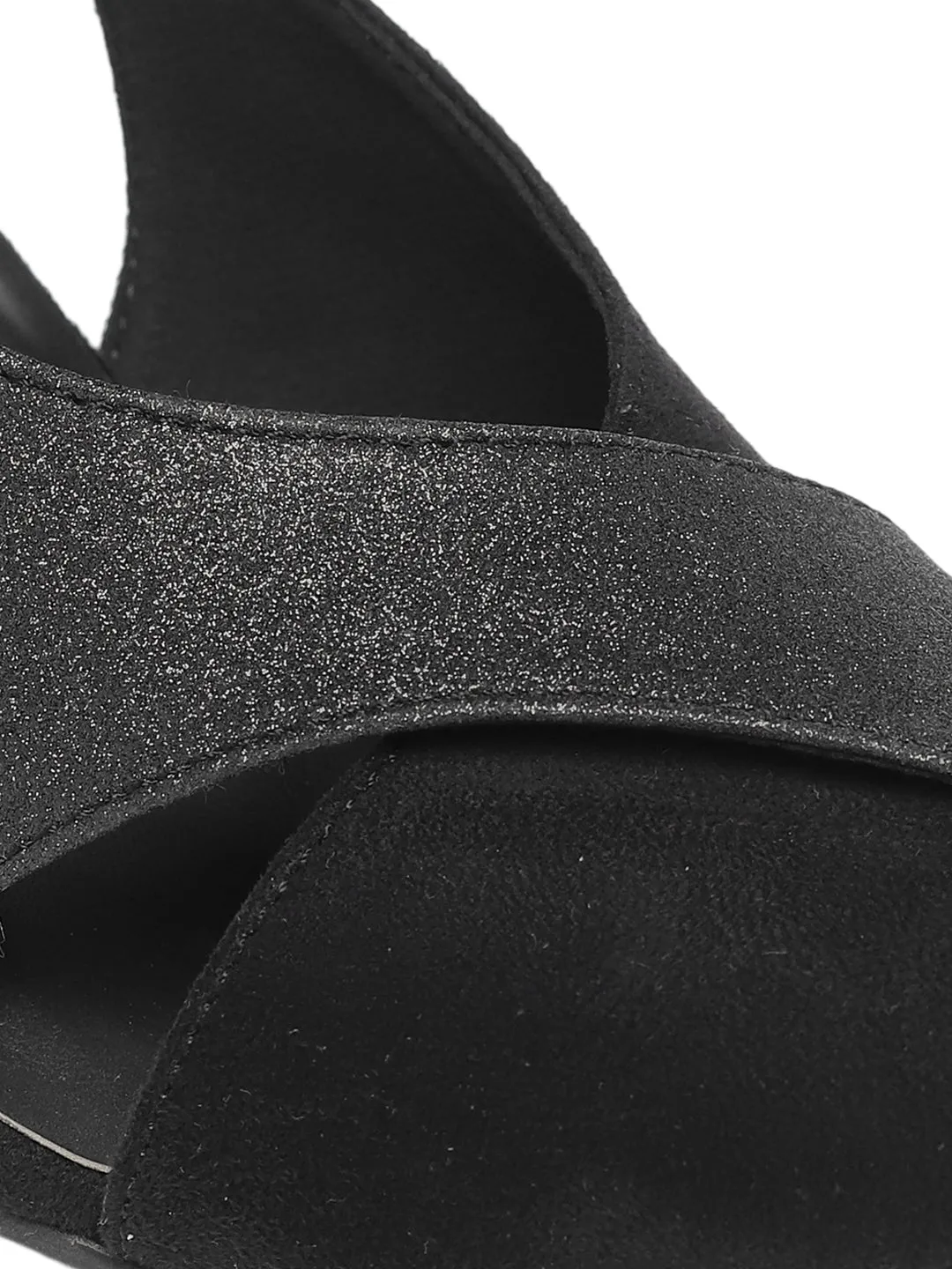 Addison Black Block Heels