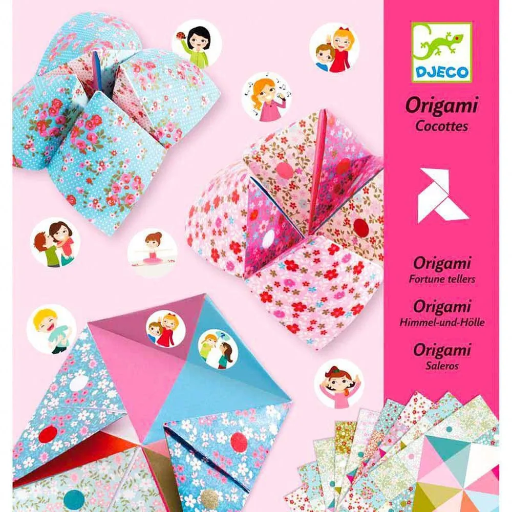Djeco origami fortune teller kit