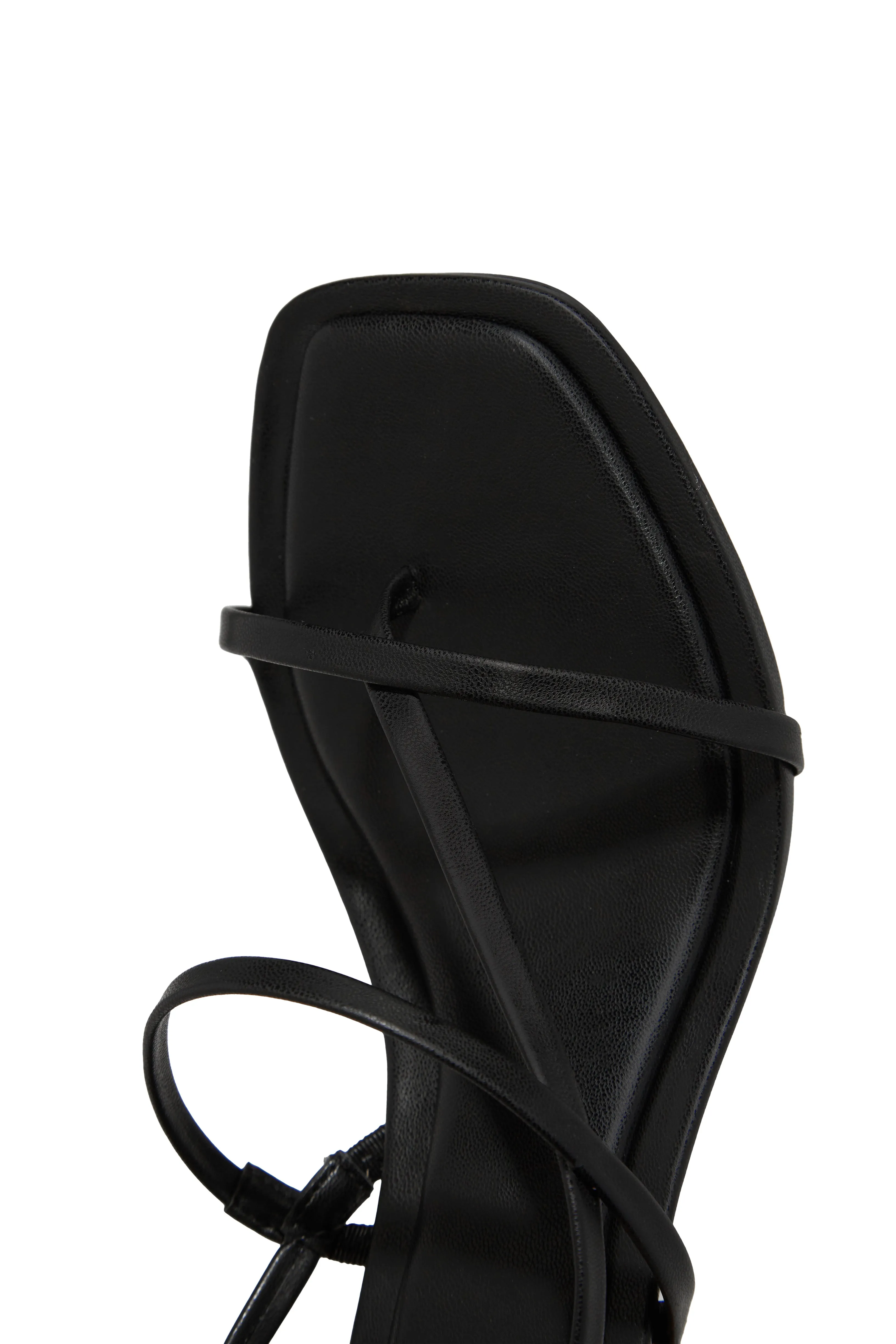 Elsie Slingback Mid Heels - Black