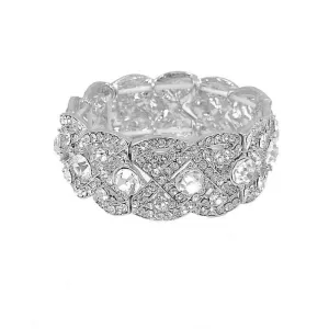 Gianna Art Deco Style Crystal Bracelet