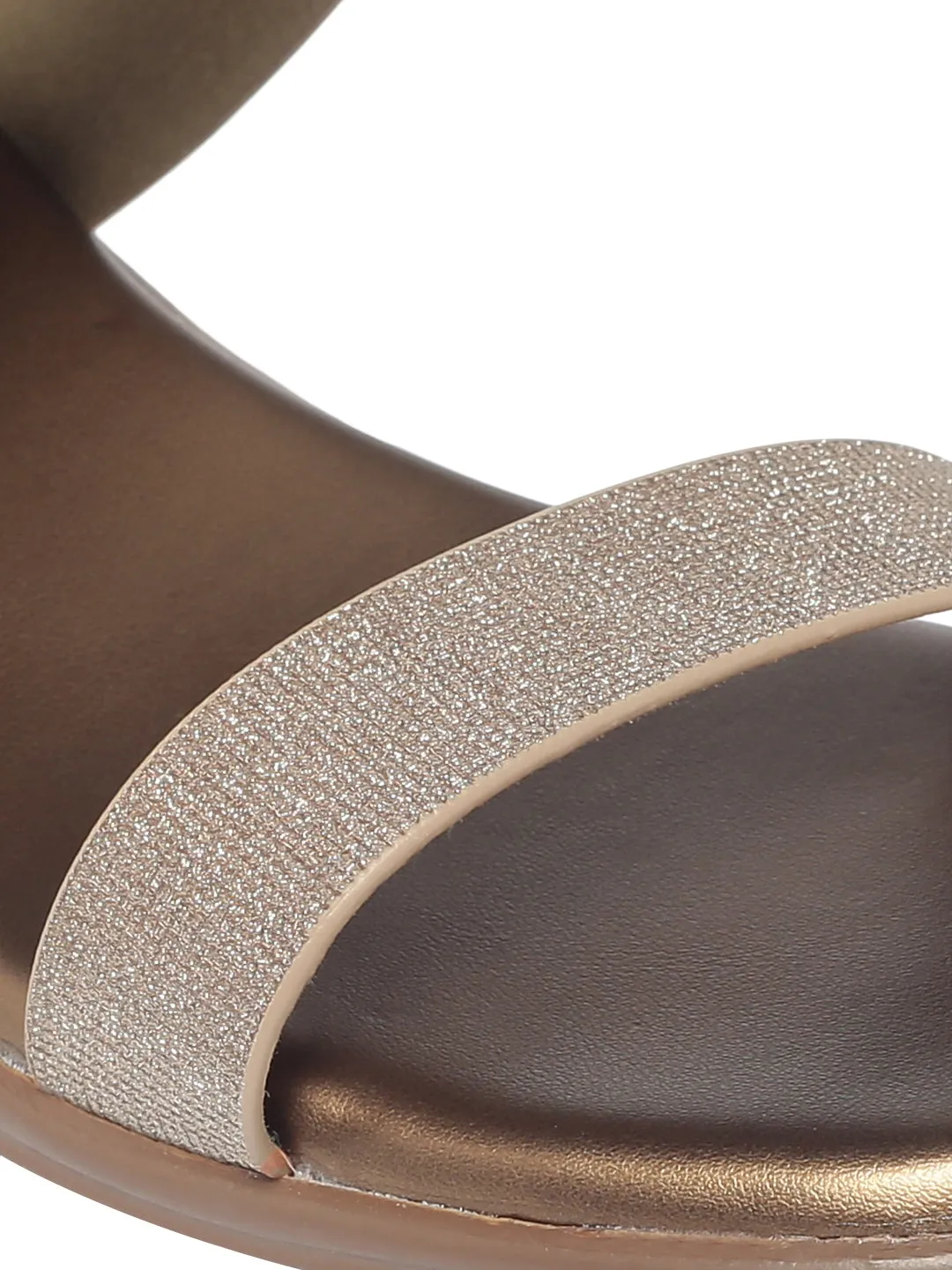 Gracie Bronze Block Heels