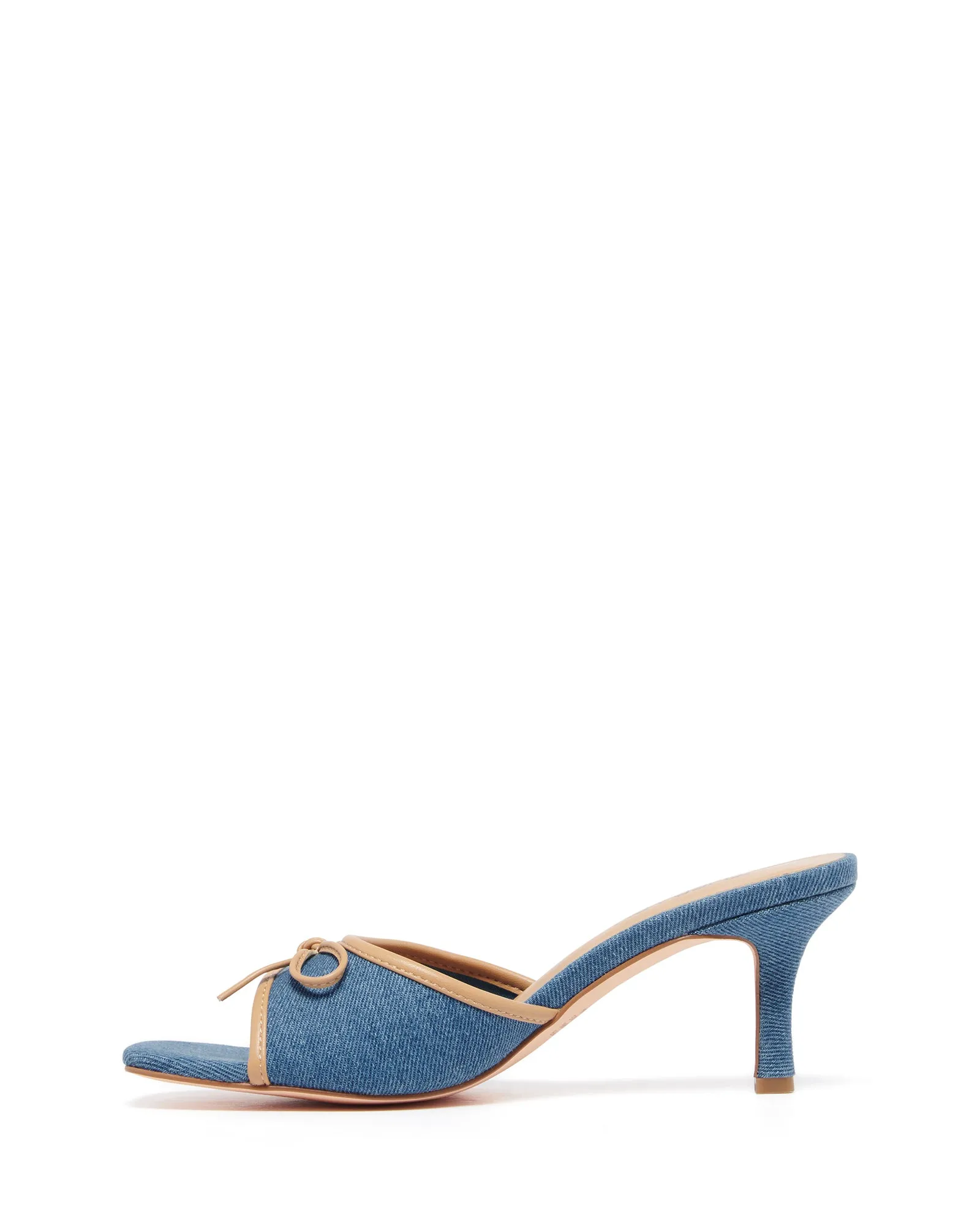 Jenner Heel Blue Denim