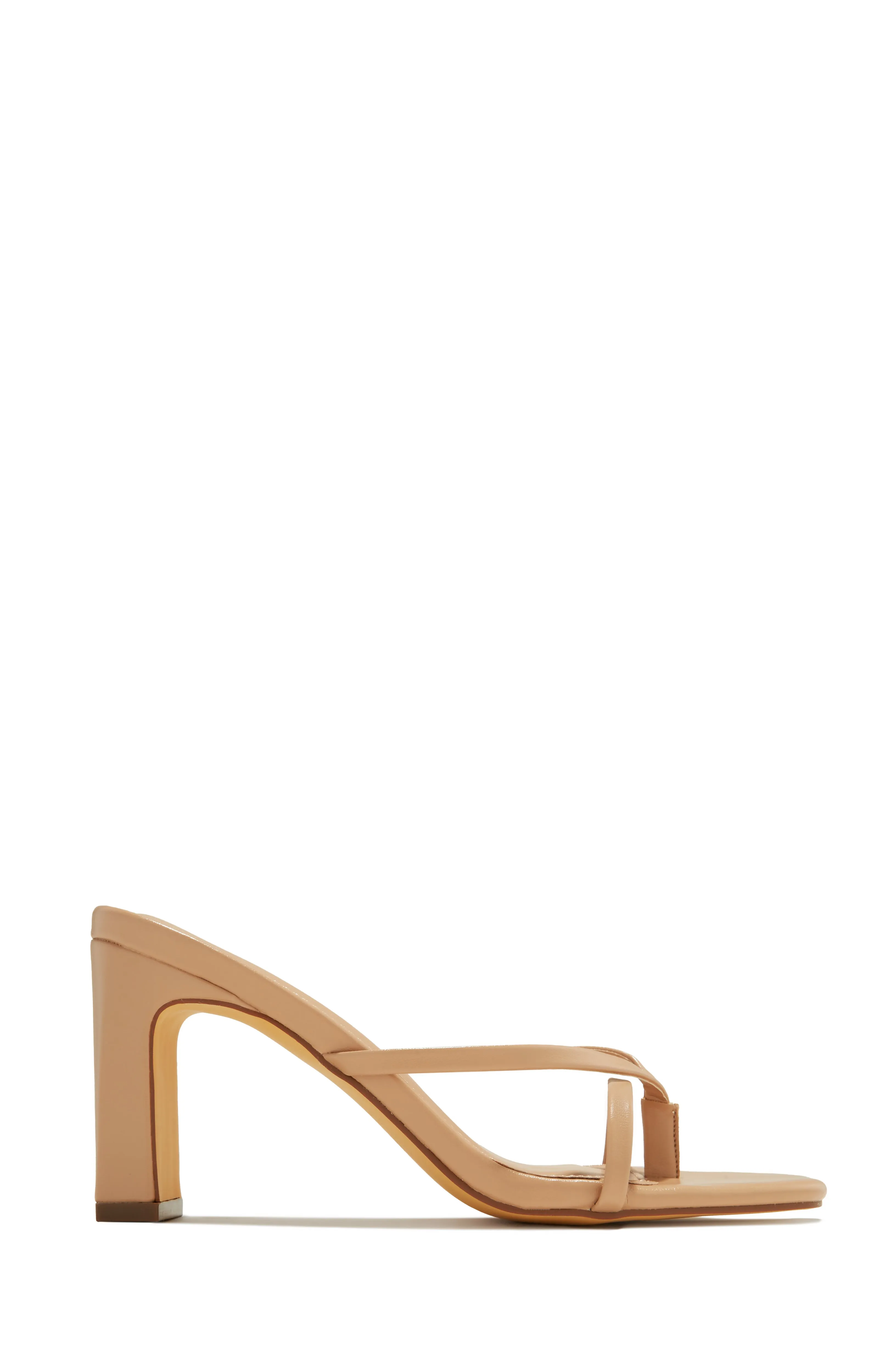 Jiani Mid Heel Mules - Gold
