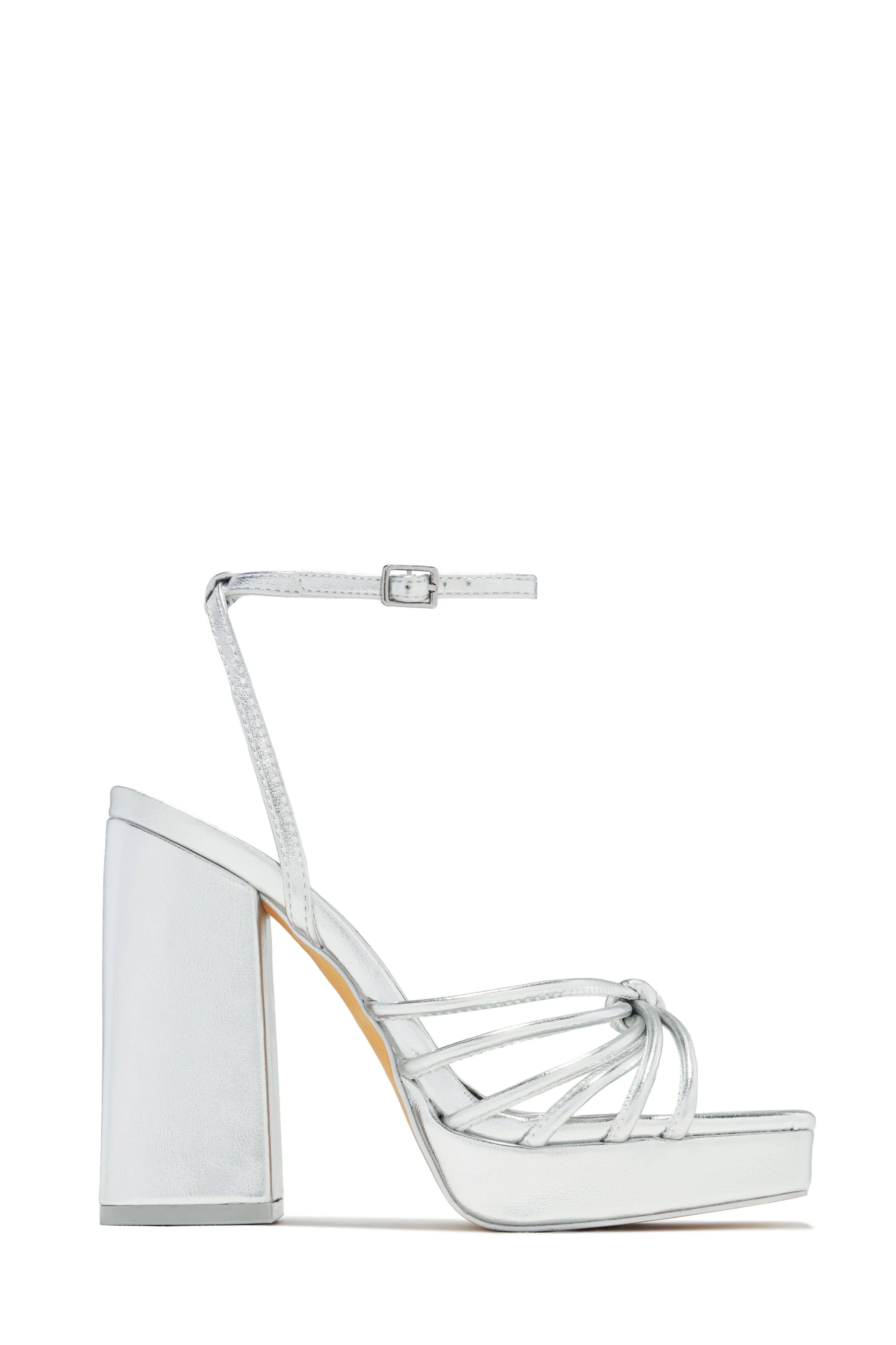 Lelia Platform Block Heels - Natural