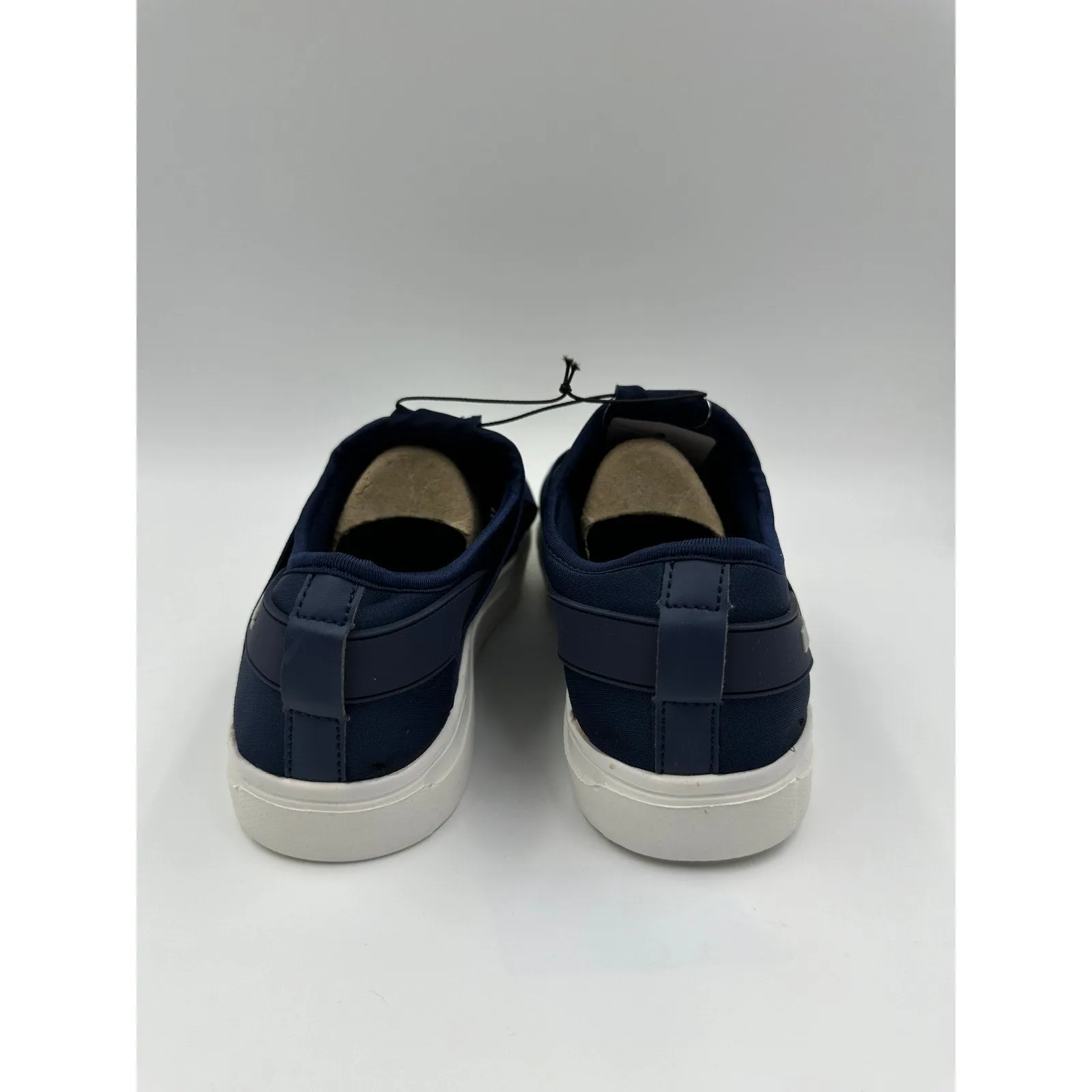 Men's Size 8, MOZ Slip-On Navy & White Sneakers Perfect for All Day Errands